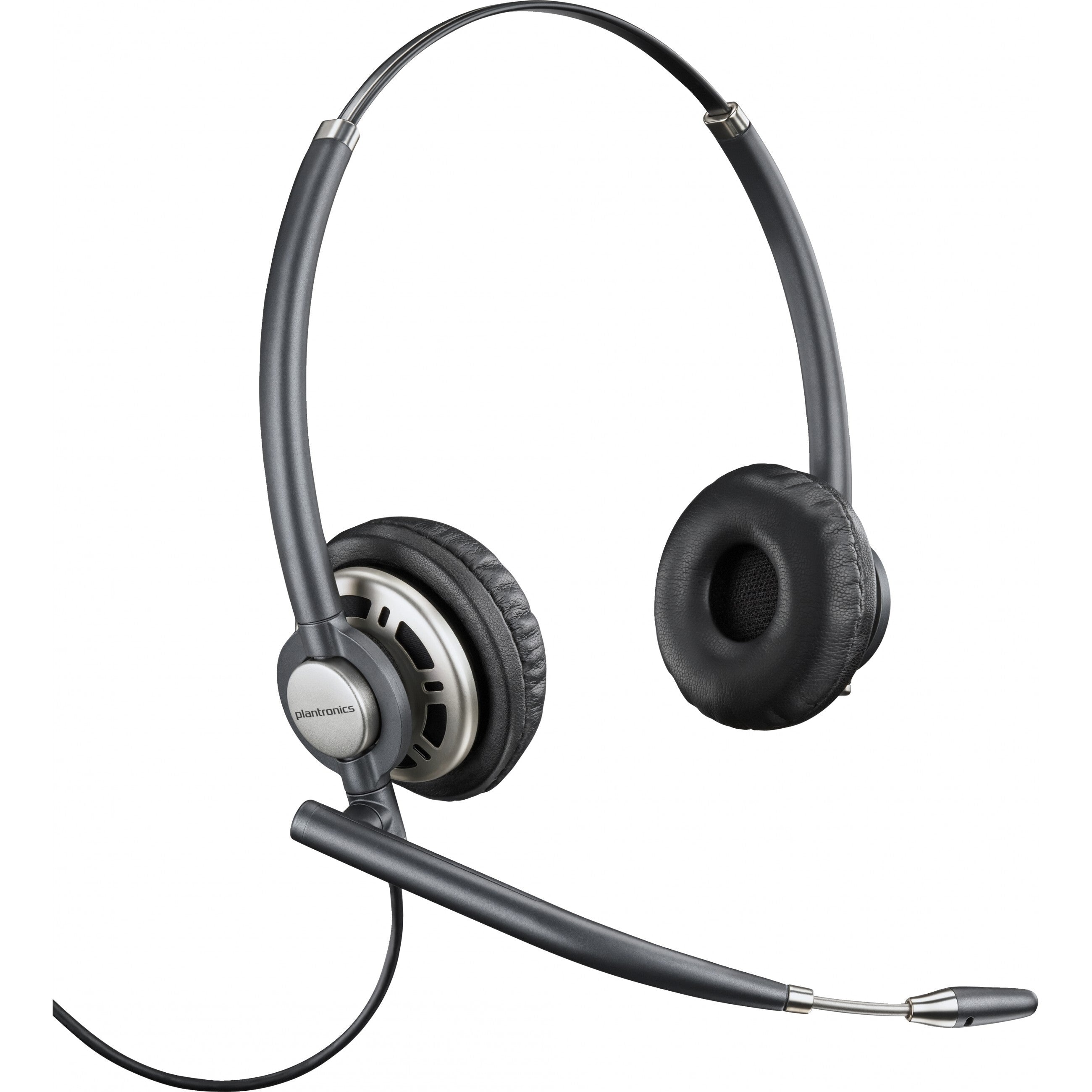 HP Poly EncorePro HW720 - EncorePro 700 Series - Headset - on-ear - wire-bound - active downside - USB-A - black (8R707AA#Fig)