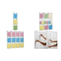 Helit wall display Placative. 6 F�cher DIN A4 high     12 finger 13 DIN A4.
