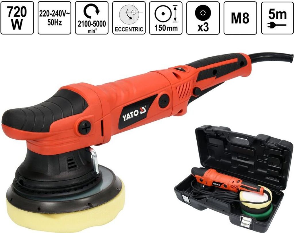 YATO YT-82200 angle grinder 15 5000 RPM 720 W 2.2 KG (YT-82200)