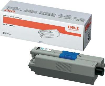 OKI - black - original - toner cartridge - for C510dn. 530dn