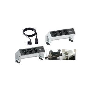 Bachmann Desk 2 - socket strip - input. Input GSt18i3 - output connection 3 - 20 cm - RAL 90101