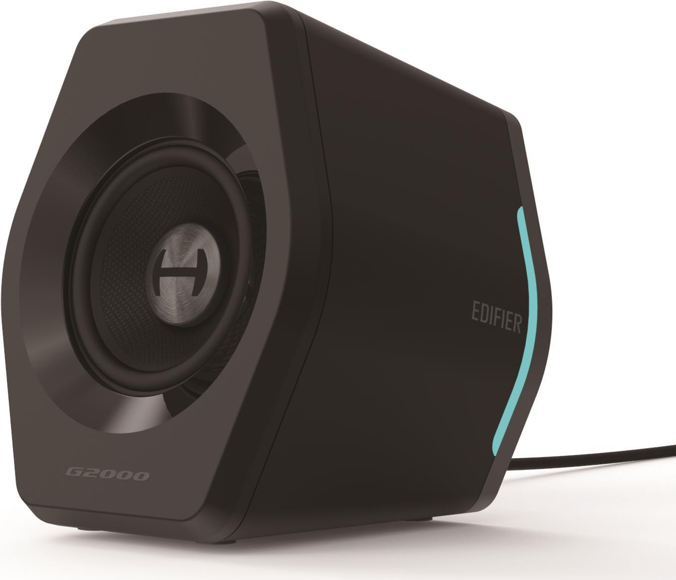 Edifier G2000 - loudspeaker - for PC - wireless - Bluetooth - 16 watts (total) - black