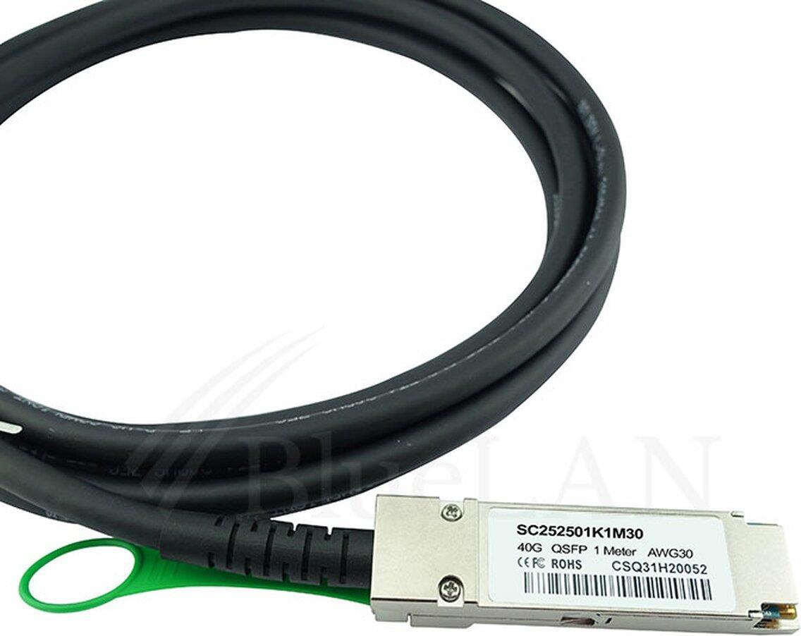 Blueoptics JXXC0-BL InfiniBand cable 5 M QSFP coral - silver (JXXC0-BL)
