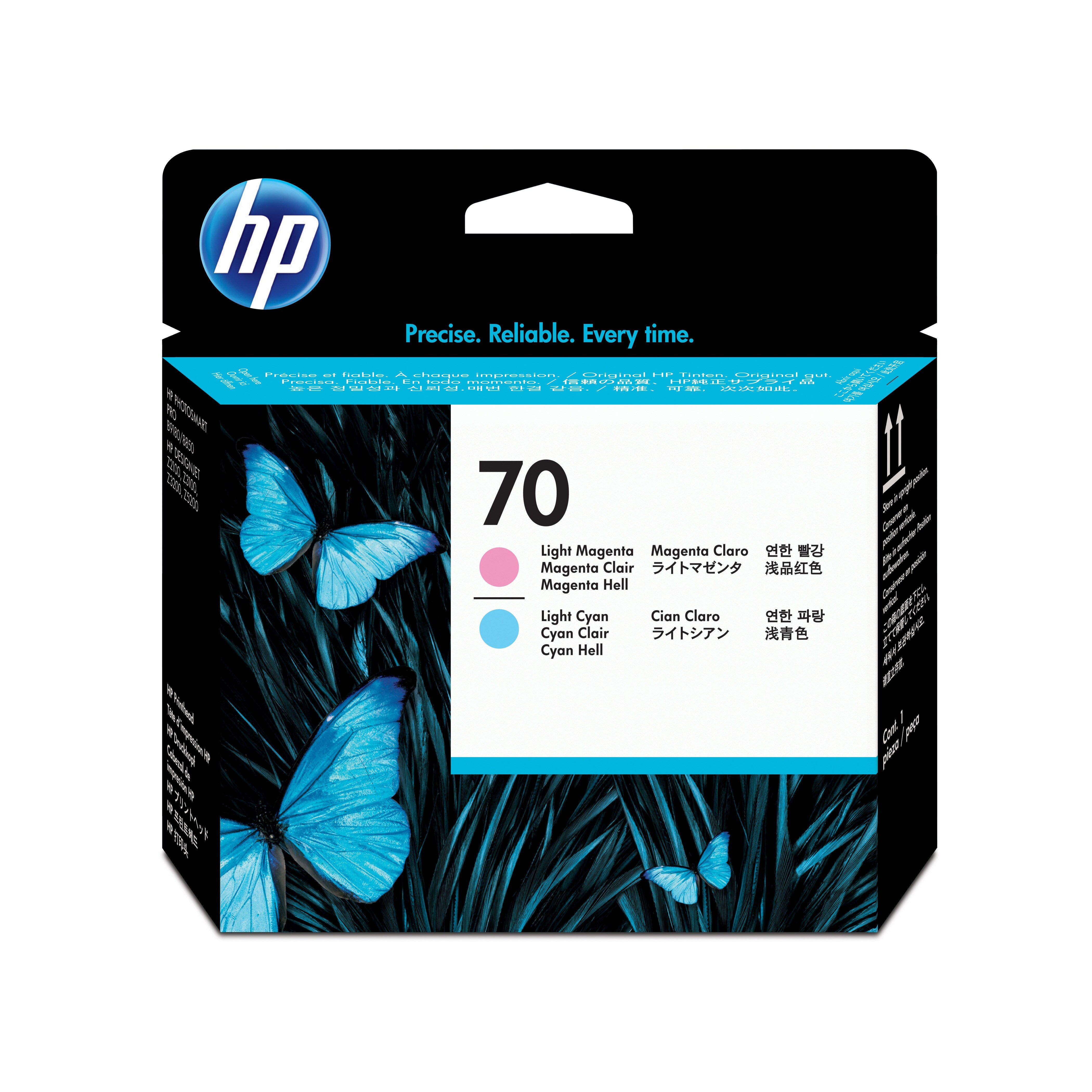 Hewlett-Packard HP 70 - print head - x light magenta. Hell cyan (C9405A)