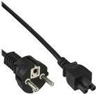 40s Bulk pack power cable F�r Notebook - 3pol coupling - black - 1.8m (B-16656X)