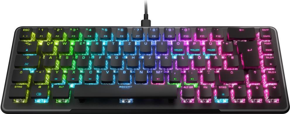 Roccat gaming keyboard vulcan II mini. Mechanical. Linear buttons. Black (00215308)