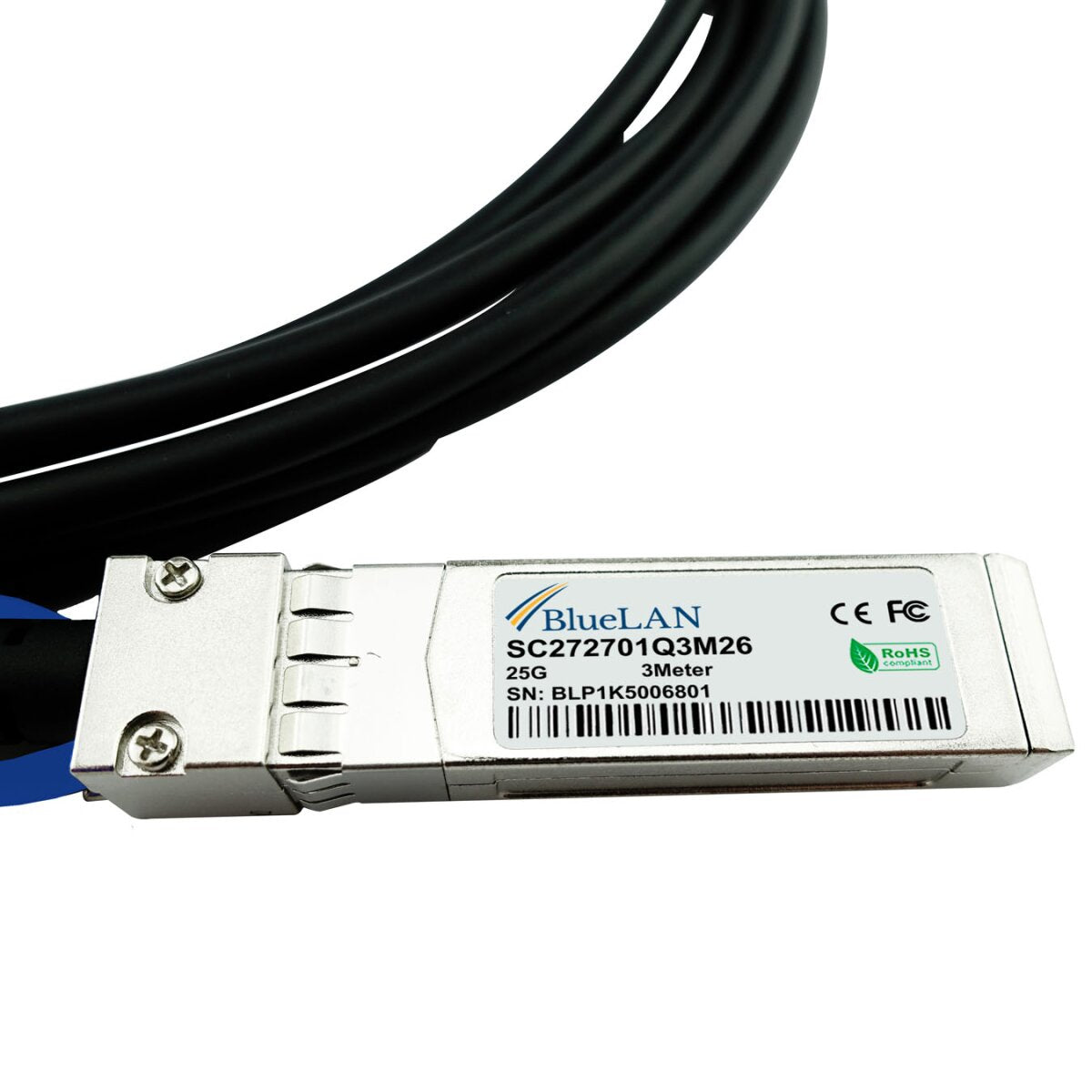 Blueoptics EMC DAC SFP-25G-5M InfiniBand cable SFP28 black (DAC SFP-25g-5m-BL)