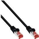 25er Bulk pack patch cable - SFTP (PIMF) - CAT6 - 250MHz - PVC - copper - black - 5m (B-76405S))