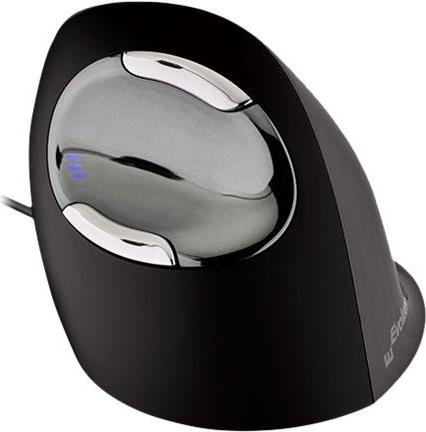 Evoluent Verticalmouse D Large - vertical mouse - ergonomic - laser - 6 buttons - wired - USB