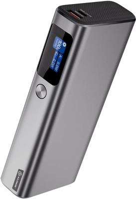 Alogic Ruck - Powerbank - 20000 MAh - 130 Watt - 3 3 Outside connection points (24 pin USB-C. USB) - silver. Black (R20KPB130W)