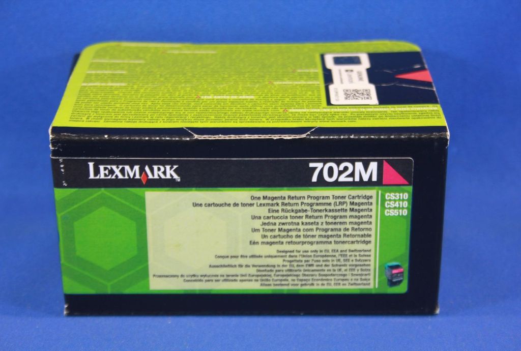 Lexmark 702m - Magenta - Original - Toner patron LCCP. LRP - LEXMARK CS310N. CS410DTN. CS410N. CS510DE. (70c20m0)