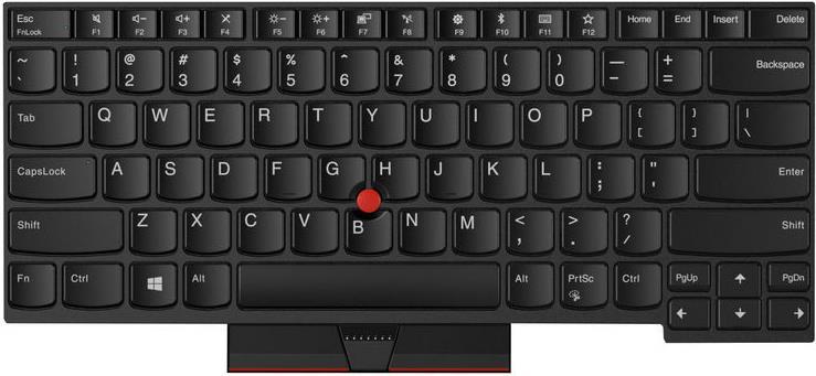 Lenovo 01HX448 - keyboard - US English - keyboard with backlight - Lenovo - ThinkPad T480 (01HX448)