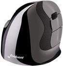 Evoluent Verticalmouse D Small - Maus - ergonomic - laser - 6 buttons - wirelessly - wireless sensor (USB)