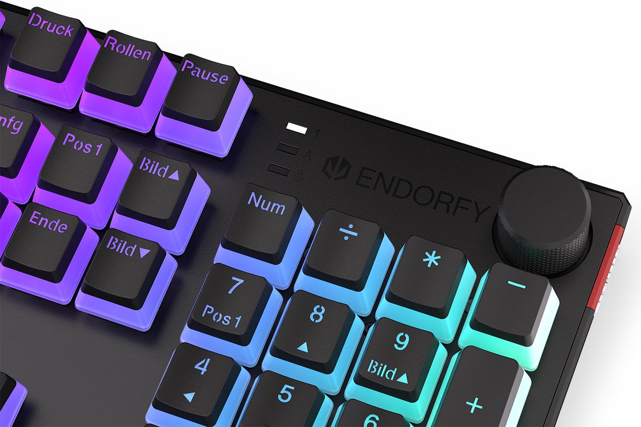 Endorfy Thock keyboard USB QWERTZ German Schwarz (EY5D024)