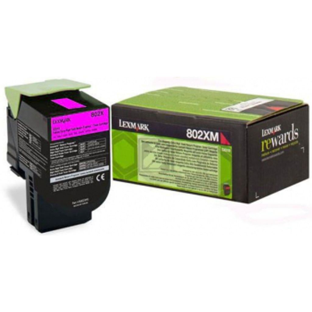 LEXMARK TONER 802XM - Magenta - capacity 4000 pages (80c2xm0)