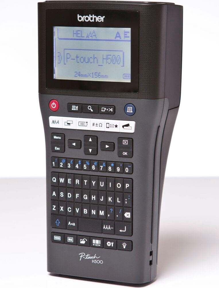 Brother P-Touch PT-H500 - labeling device - monochrome - thermal transfer - roll (2.4 cm) - 180 dpi - to 20 mmsek - 20