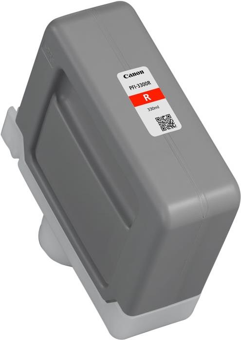 Canon Pfi-3300R printer cartridge 1 stem (E) original red (6438c001)
