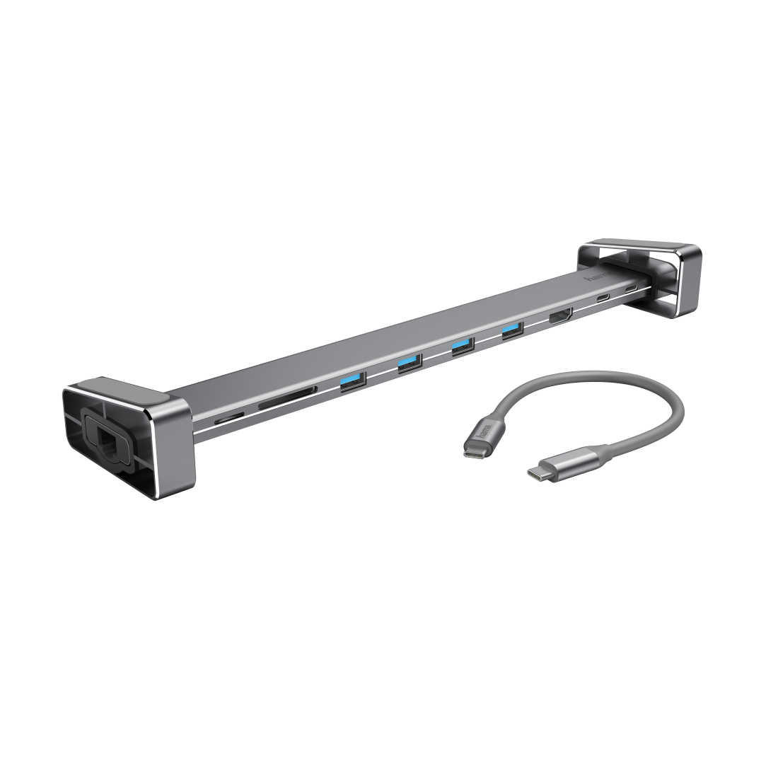 Hama 9-in-1 - docking station - USB-C - HDMI - GIGE (00200103)