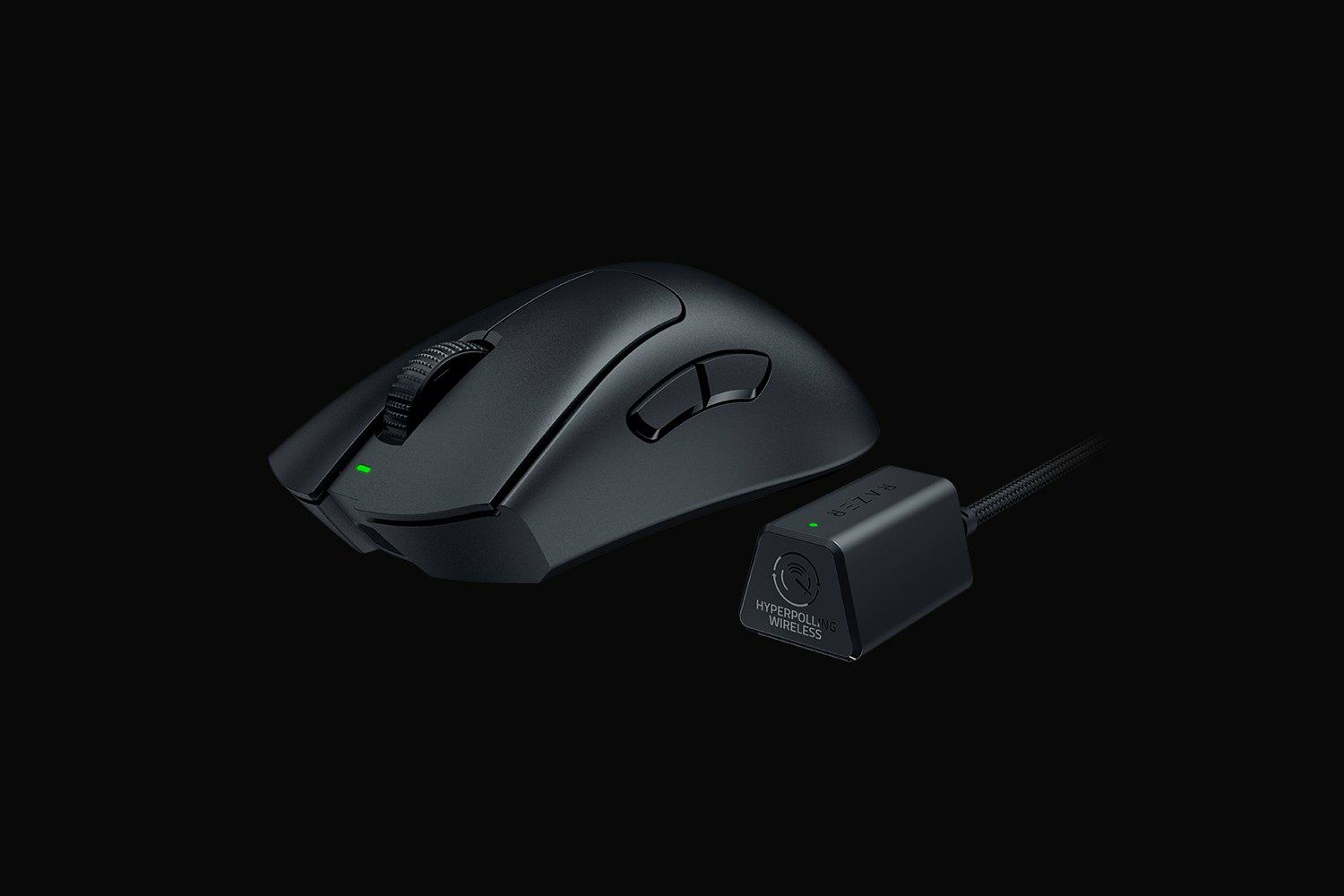 RAZER DEATADDER V3 PRO - MAUS - Smooth touch. 8000 Hz - ergonomic - right-wing - optical - 5 buttons - wireless wireless - wireless