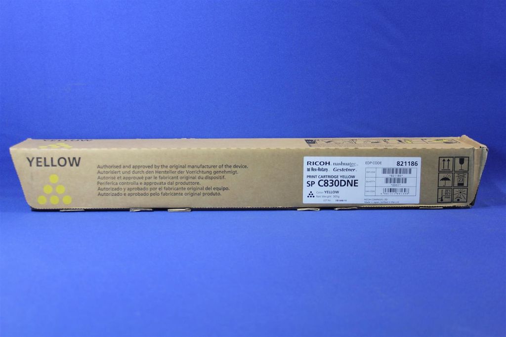 Ricoh - toner cartridge - 1 x yellow - 16000 pages - Aficio SP C830dn. SP C831dn (821186)