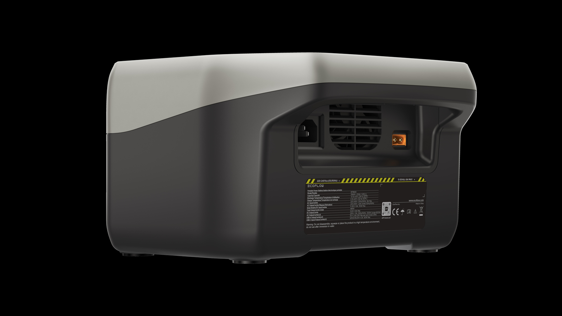EcoFlow River 2 PowerStation Lifepo 4 black with charge controller (ZMR600-B-EU)