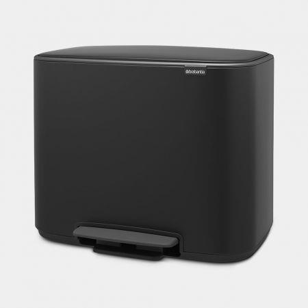 BRABANTIA 121227 waste treatment rectangular black (121227)